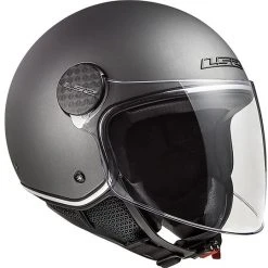 Motorrad Helm Jet Ls2 OF558 SPHERE LUX Solid Matt Titan + Rauchglas -Ls2 Elegant Boutique motorrad helm jet ls2 of558 sphere lux solid matt titan rauchglas 55458