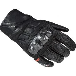 Motorrad Lederhandschuhe CE Sport Ls2 SPARK Schwarz