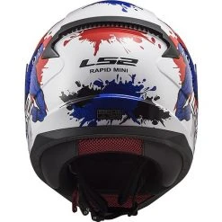 Motorrad-Sturzhelm Für Kinder Integral LS2 FF 353J Monster Blau Weiß -Ls2 Elegant Boutique motorrad sturzhelm fuer kinder integral ls2 ff 353j monster blau weiss 86463