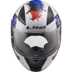 Motorrad-Sturzhelm Für Kinder Integral LS2 FF 353J Monster Blau Weiß -Ls2 Elegant Boutique motorrad sturzhelm fuer kinder integral ls2 ff 353j monster blau weiss 86466