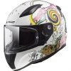 Motorrad-Sturzhelm Für Kinder Integral LS2 FF 353J Monster White Rose -Ls2 Elegant Boutique motorrad sturzhelm fuer kinder integral ls2 ff 353j monster white rose 45049