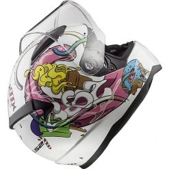 Motorrad-Sturzhelm Für Kinder Integral LS2 FF 353J Monster White Rose -Ls2 Elegant Boutique motorrad sturzhelm fuer kinder integral ls2 ff 353j monster white rose 45054