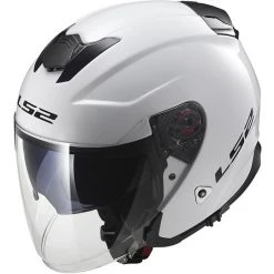Motorrad-Sturzhelm Jet LS2 OF521 Doppel Visor Unendlichkeit Mono Weiß -Ls2 Elegant Boutique motorrad sturzhelm jet ls2 of521 doppel visor unendlichkeit mono weiss 22730