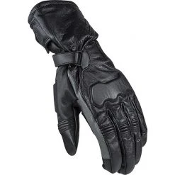 Motorradhandschuhe Aus Leder CE Ls2 ONYX Schwarz