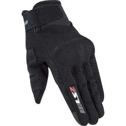 Motorradhandschuhe Für Frauen Aus Perforiertem Stoff Ls2 RAY Lady Black CE