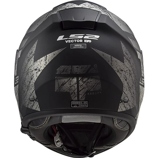 Motorradhelm HPFC Fiber LS2 FF397 VECTOR Hunter Schwarz Titan Matt 7 Motorradhelm HPFC Fiber LS2 FF397 VECTOR Hunter Schwarz Titan Matt – Bild 5