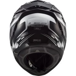 Motorradhelm HPFC LS2 FF327 CHALLENGER GP Schwarz Weiß -Ls2 Elegant Boutique motorradhelm hpfc ls2 ff327 challenger gp schwarz weiss 66655