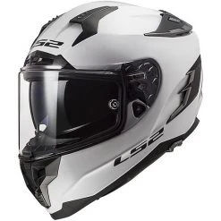 Motorradhelm HPFC LS2 FF327 CHALLENGER Solid Weiß