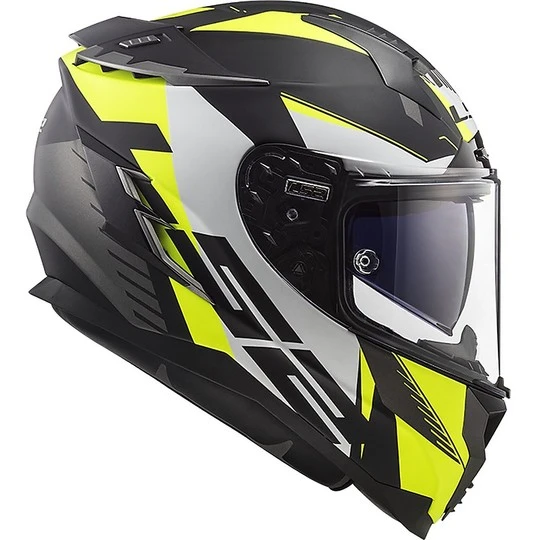 Motorradhelm HPFC LS2 FF327 CHALLENGER Squadron Schwarz Gelb Fluo Matt 7 Motorradhelm HPFC LS2 FF327 CHALLENGER Squadron Schwarz Gelb Fluo Matt – Bild 5