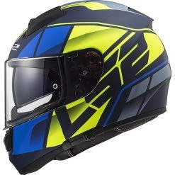 Motorradhelm HPFC LS2 FF397 VECTOR Kripton Blau Gelb Matt -Ls2 Elegant Boutique motorradhelm hpfc ls2 ff397 vector kripton blau gelb matt 66819