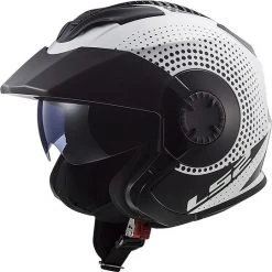 Motorradhelm Jet Doppel Visier Ls2 OF570 VERSO Spin Weiß Schwarz -Ls2 Elegant Boutique motorradhelm jet doppel visier ls2 of570 verso spin weiss schwarz 66977