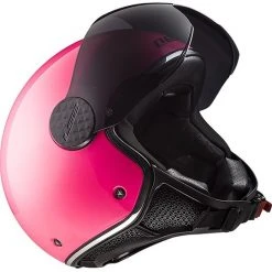Motorradhelm Jet Ls2 OF558 SPHERE LUX Solid Pink + Rauchvisier -Ls2 Elegant Boutique motorradhelm jet ls2 of558 sphere lux solid pink rauchvisier 55463