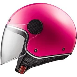 Motorradhelm Jet Ls2 OF558 SPHERE LUX Solid Pink + Rauchvisier -Ls2 Elegant Boutique motorradhelm jet ls2 of558 sphere lux solid pink rauchvisier 55464
