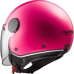 Motorradhelm Jet Ls2 OF558 SPHERE LUX Solid Pink + Rauchvisier -Ls2 Elegant Boutique motorradhelm jet ls2 of558 sphere lux solid pink rauchvisier 55465