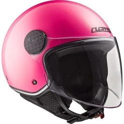 Motorradhelm Jet Ls2 OF558 SPHERE LUX Solid Pink + Rauchvisier -Ls2 Elegant Boutique motorradhelm jet ls2 of558 sphere lux solid pink rauchvisier 55468