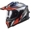 Offroad Motorrad Tourismus Helm In Carbon Ls2 MX701 Explorer C FOKUS Blau Weiß Rot -Ls2 Elegant Boutique offroad motorrad tourismus helm in carbon ls2 mx701 explorer c fokus blau weiss rot 106942