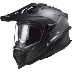 Offroad Motorrad Tourismus Helm In Carbon Ls2 MX701 Explorer C Solid Carbon Gloss