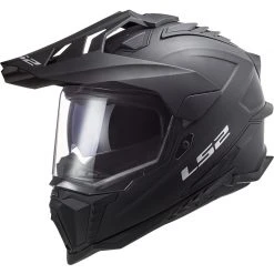 Offroad Touring Motorradhelm In HPCF Ls2 MX701 Explorer SOLID Matt Schwarz