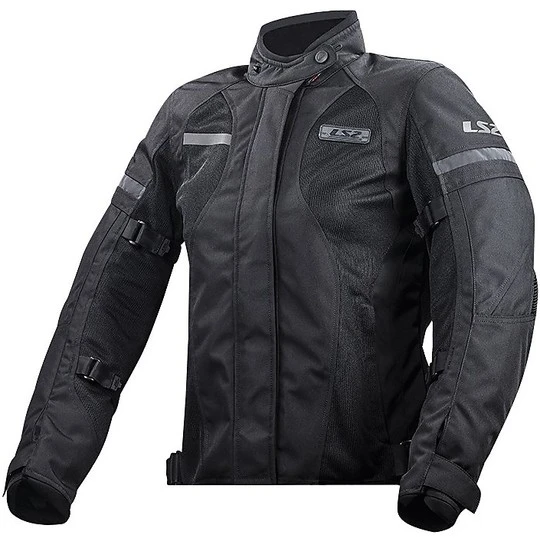 Technische Motorradjacke LS2 Dart Lady WP Triple Certified Black Layer 3 Technische Motorradjacke LS2 Dart Lady WP Triple Certified Black Layer