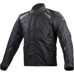 Technische Motorradjacke LS2 Phase Man WP Black Certified