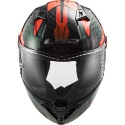 Vollcarbon Motorradhelm Ls2 FF805 THUNDER C Chase Grün Orange -Ls2 Elegant Boutique vollcarbon motorradhelm ls2 ff805 thunder c chase gruen orange 107077