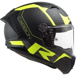 Vollcarbon Motorradhelm Ls2 FF805 THUNDER C Racing1 Matt Fluo Gelb -Ls2 Elegant Boutique vollcarbon motorradhelm ls2 ff805 thunder c racing1 matt fluo gelb 107050