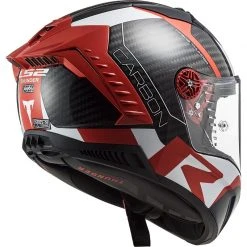 Vollcarbon Motorradhelm Ls2 FF805 THUNDER C Racing1 Rot Weiß -Ls2 Elegant Boutique vollcarbon motorradhelm ls2 ff805 thunder c racing1 rot weiss 107064