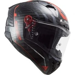 Vollcarbon Motorradhelm Ls2 FF805 THUNDER C Sputnik Red Metal -Ls2 Elegant Boutique vollcarbon motorradhelm ls2 ff805 thunder c sputnik red metal 107080