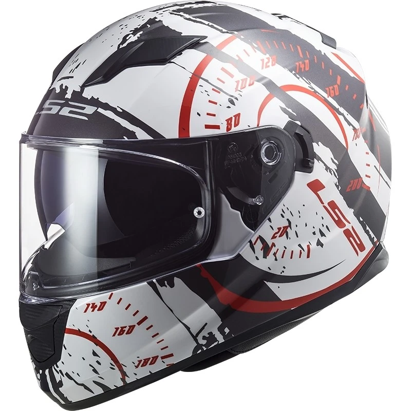 Vollgesicht Motorradhelm Doppelvisier Ls2 FF320 Stream Evo TACHO Weiß Schwarz Rot 3 Vollgesicht Motorradhelm Doppelvisier Ls2 FF320 Stream Evo TACHO Weiß Schwarz Rot