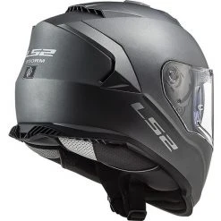 Vollvisier Motorradhelm Doppelvisier Ls2 FF800 STORM Solid Titanium Matt -Ls2 Elegant Boutique vollvisier motorradhelm doppelvisier ls2 ff800 storm solid titanium matt 85601